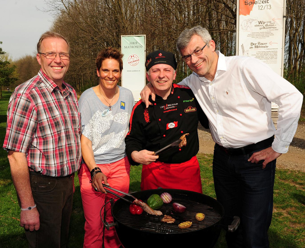 Grillauftakt mit zwei Doppelweltmeistern