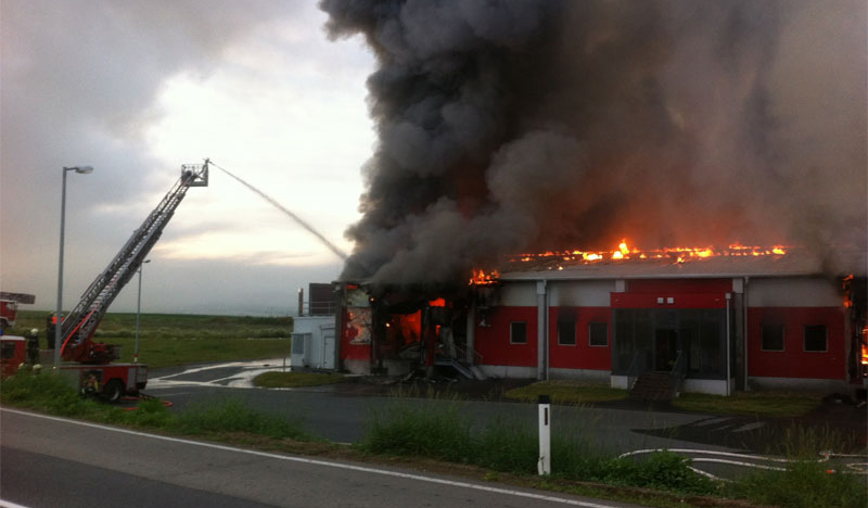 Großbrand in Gars am Kamp