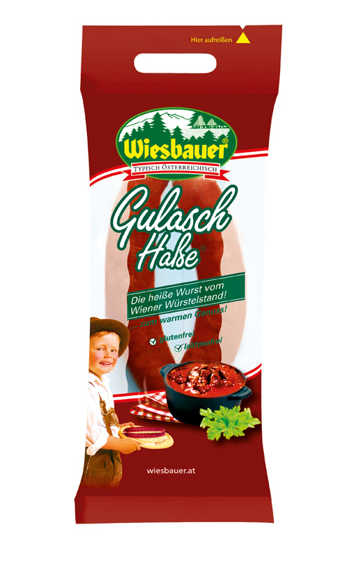 Das Gulasch in der Wurst