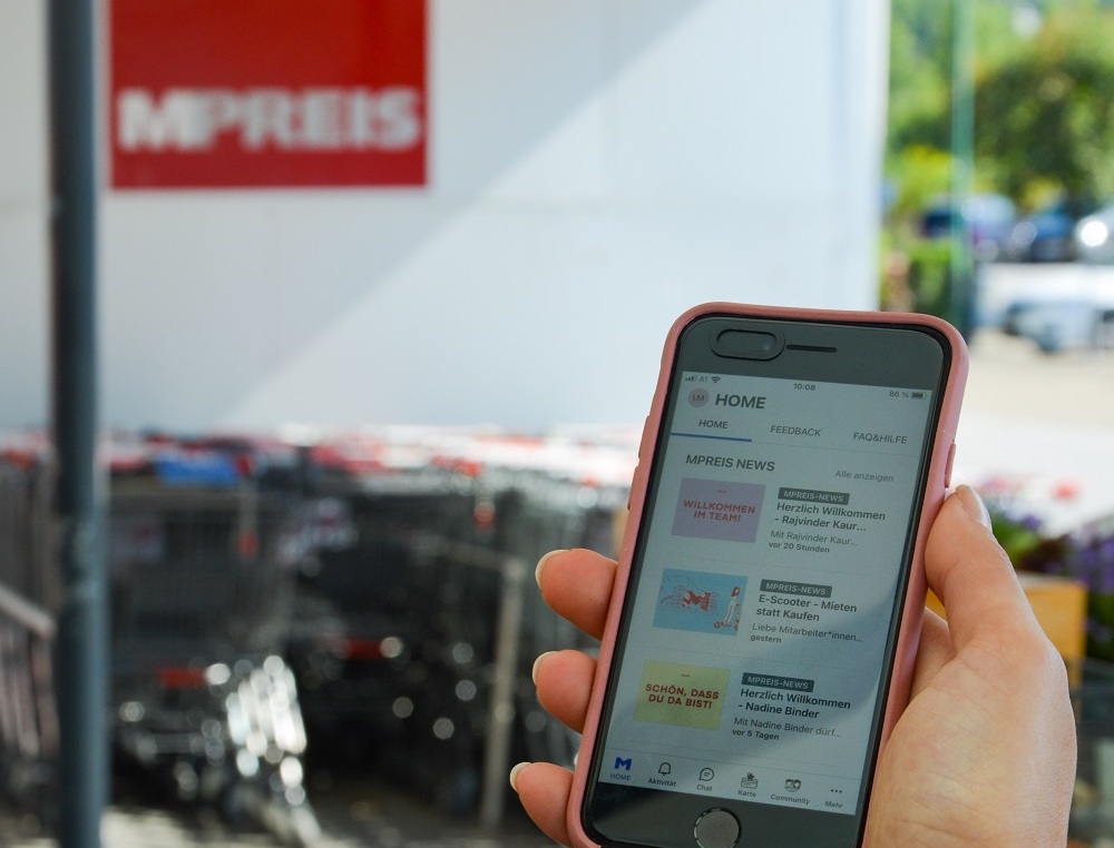 App sorgt für gut informierte Mitarbeiter:innen bei MPREIS