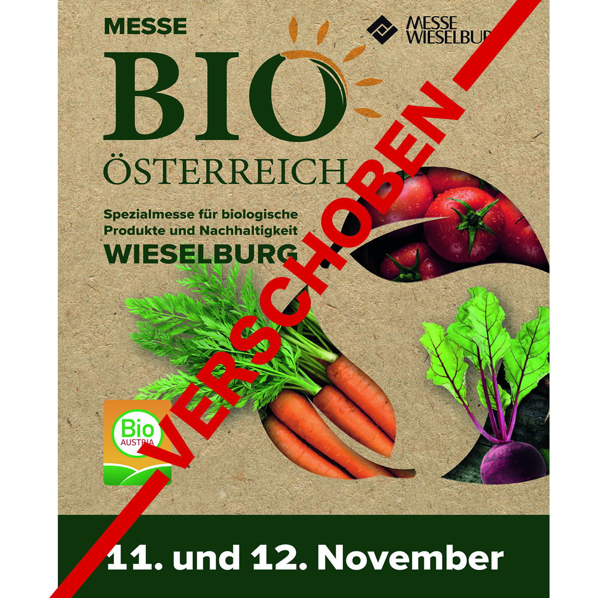 BIO ÖSTERREICH Messe 2023: Verschiebung bedingt durch Herausforderungen auf dem Ausstellermarkt