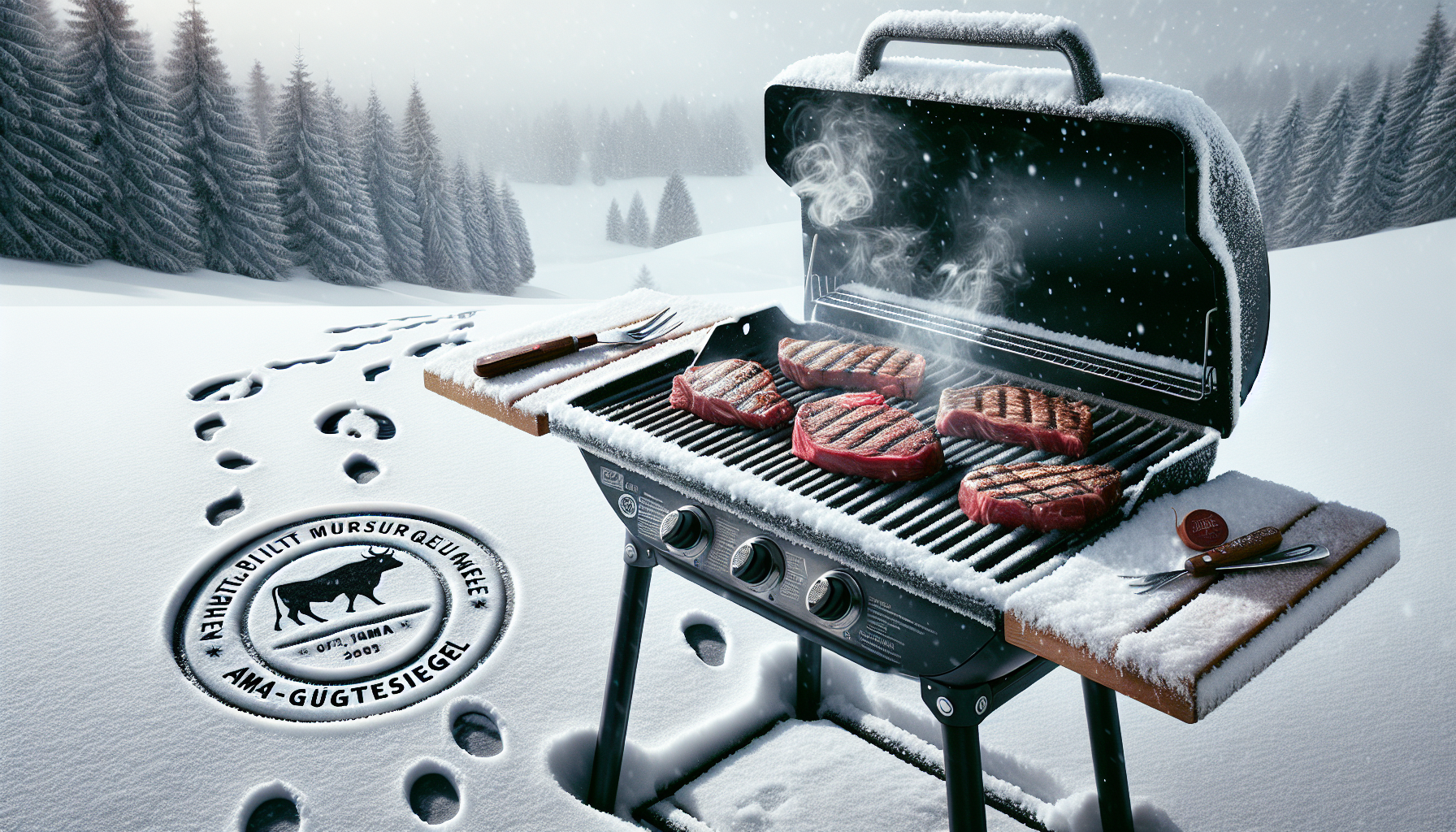 Snow and Beef: Winterlicher Grillgenuss mit regionalem AMA-Rindfleisch