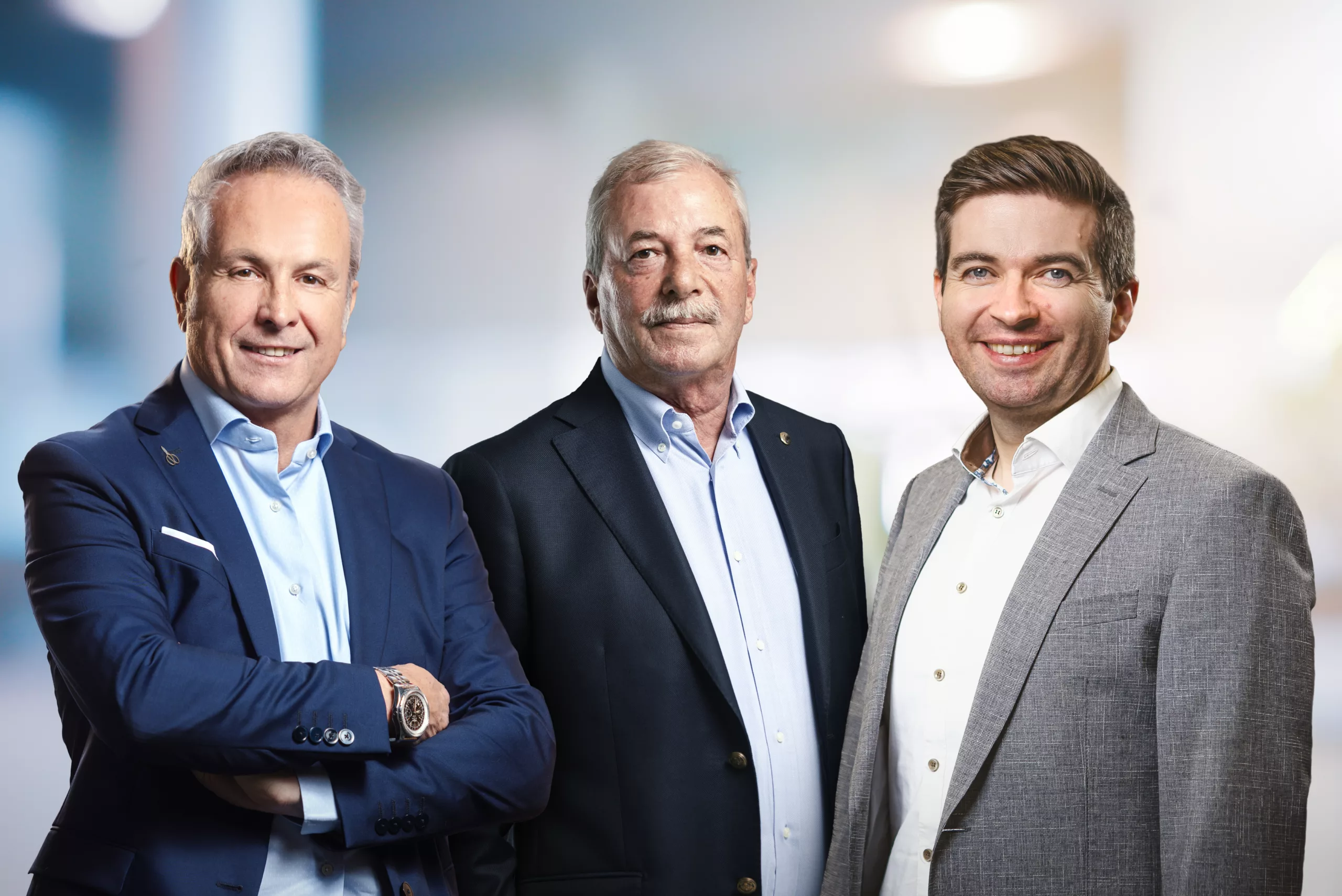 Gerhard Zoschg, Manfred Niederwieser, Tobias Weber (vl)