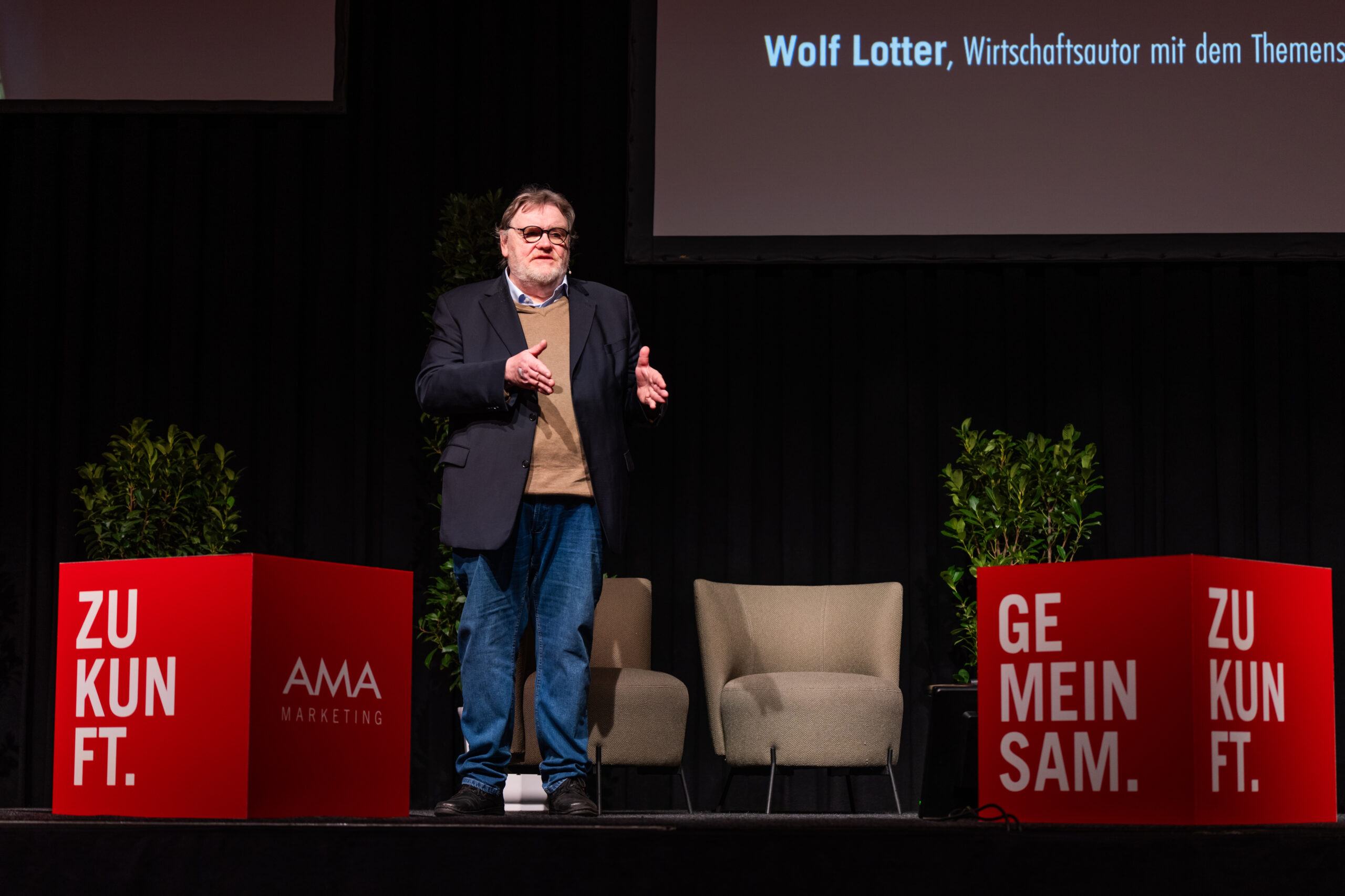 Wirtschaftsjournalist Wolf Lotter. Bild: AMA-Marketing/ Meyer
