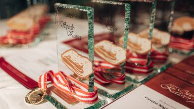 Bühne für das Beste aus dem Fleischerhandwerk: Speck-Kaiser & Blunz’nkranzl 2026 © Messe Wieselburg