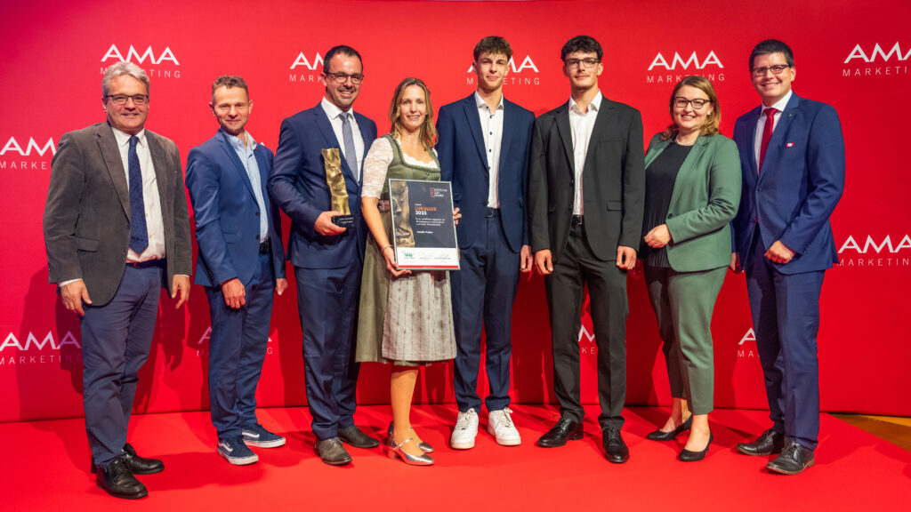 Vorbildliche Initiativen für Qualität & Tierwohl: Familie Pucher Gruber © AMA-Marketing/ Thomas Meyer