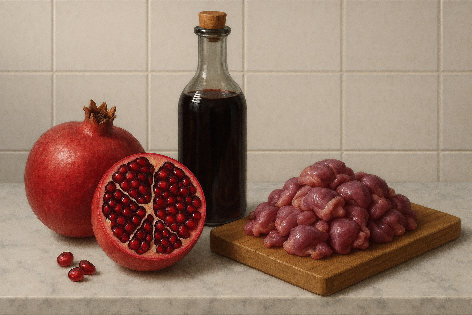 Granatapfel-Marinade und Sous-vide: Neue Studie macht Hühner-Mägen zum Premium-Produkt