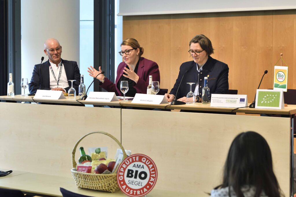 Gemeinsame Pressekonferenz von BIO AUSTRIA mit der AMA-Marketing im Rahmen der Weltleitmesse für Bio-Produkte, der BIOFACH 2026 in Nürnberg, © AMA Marketing Buchwald