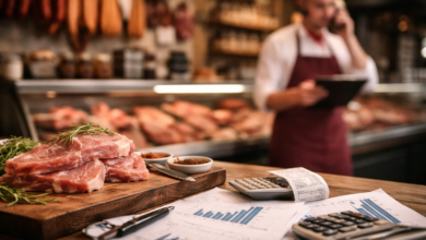 Steigende Kosten, sinkende Absatzmengen: Das Fleischerhandwerk steht weiterhin im Spannungsfeld zwischen Preisdruck und verhaltener Konsumnachfrage. Bild: Illustration, KI-generiert / Fleisch & Co